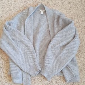 Gray cardigan